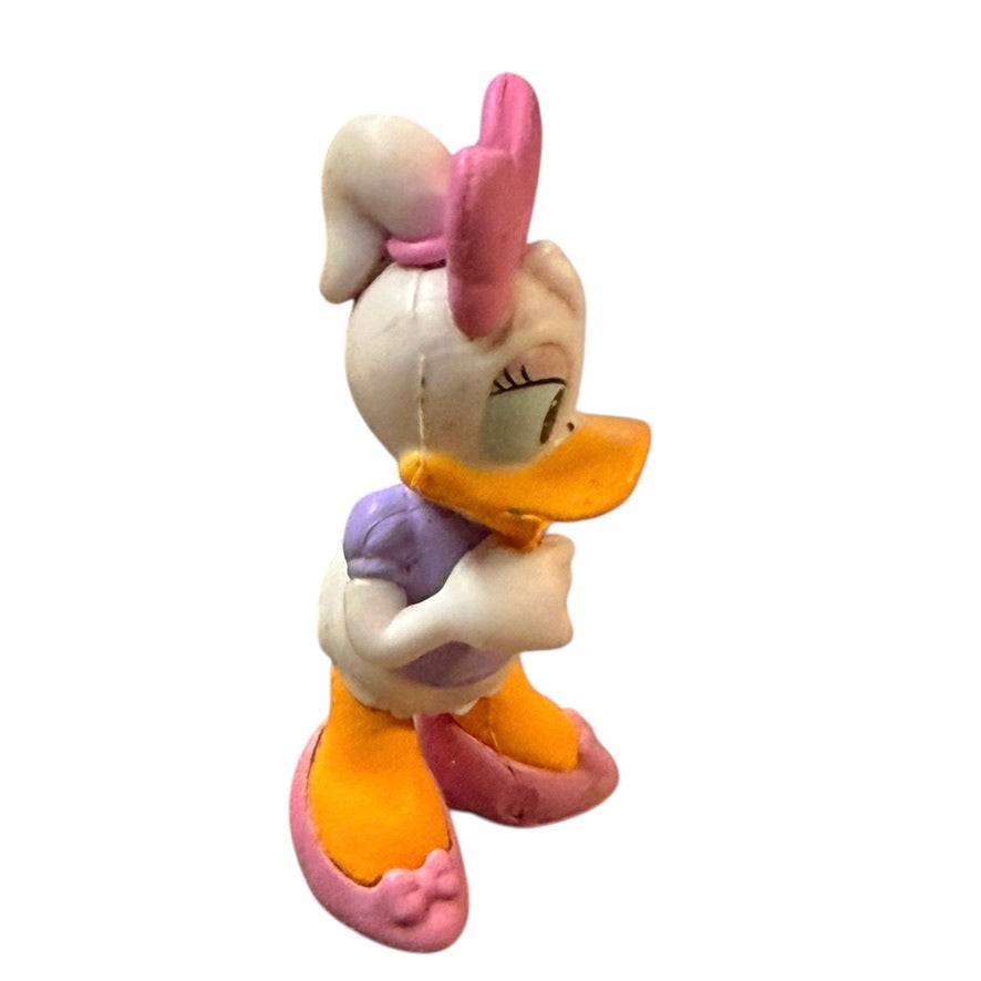 Disney Donald Duck & Daisy Duck Cake Topper Toy Figurines 3" & 2.5" in GUC