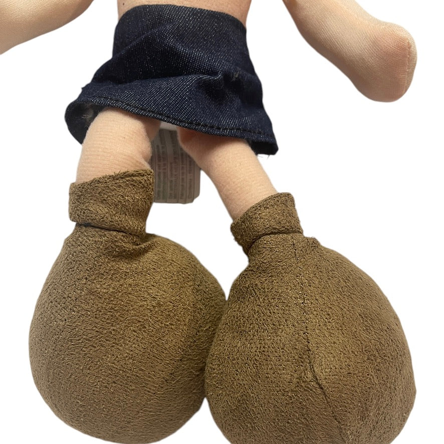 Canadian Outgdoor Girl Kickin's Kids 12" Toy Doll Preowned in EUC with Missing Jacket