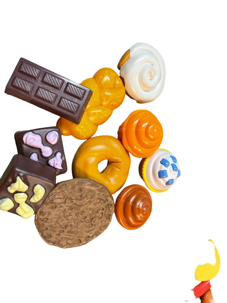Delicious! Mixed Lot of 10 Delightful Play Desserts Including Cupcakes, Brownies, Cookies & More!