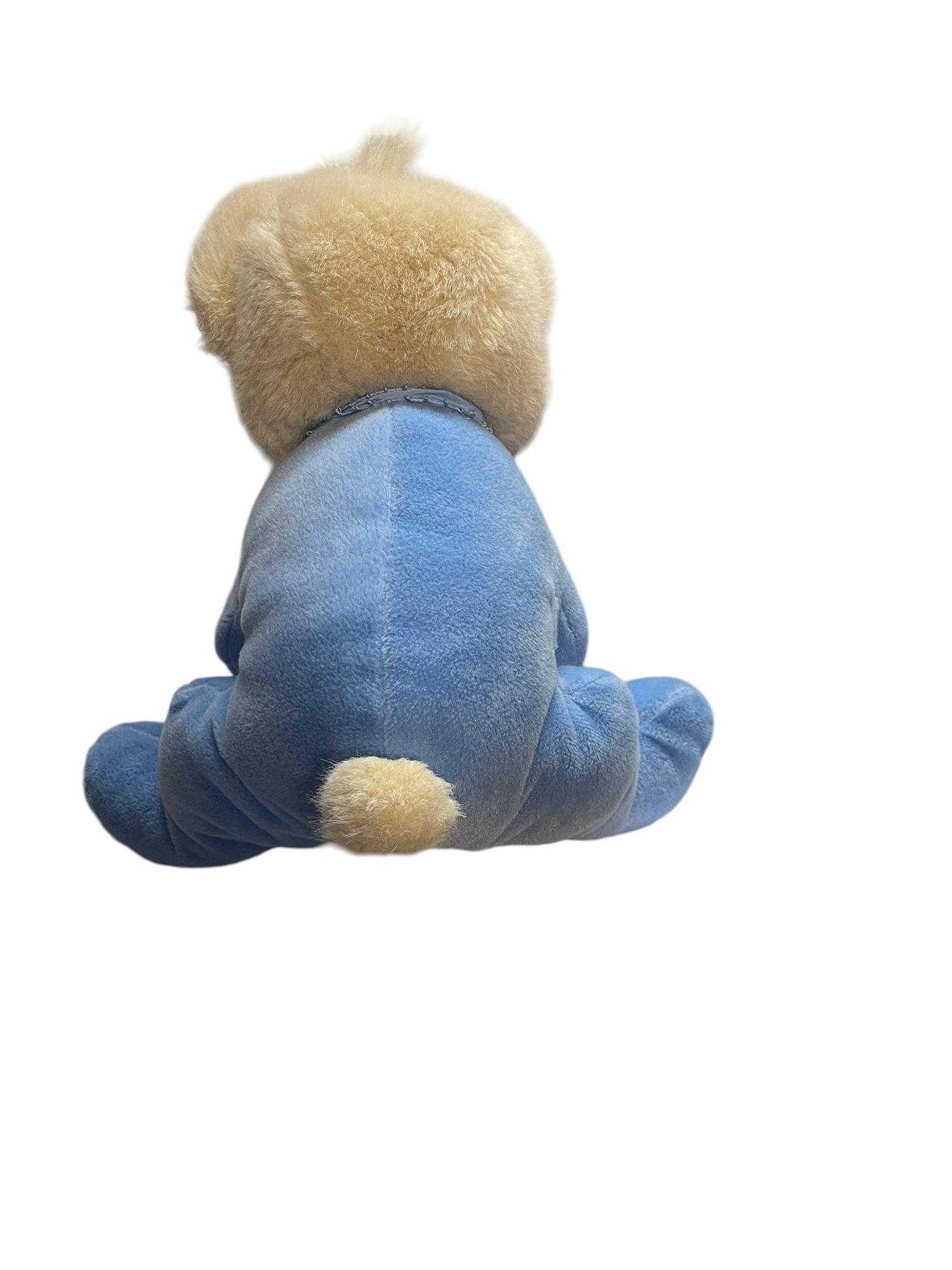 Vintage North American Bear Company Lullabear Plush, 1988 Cream & Sky Blue - So Sweet!