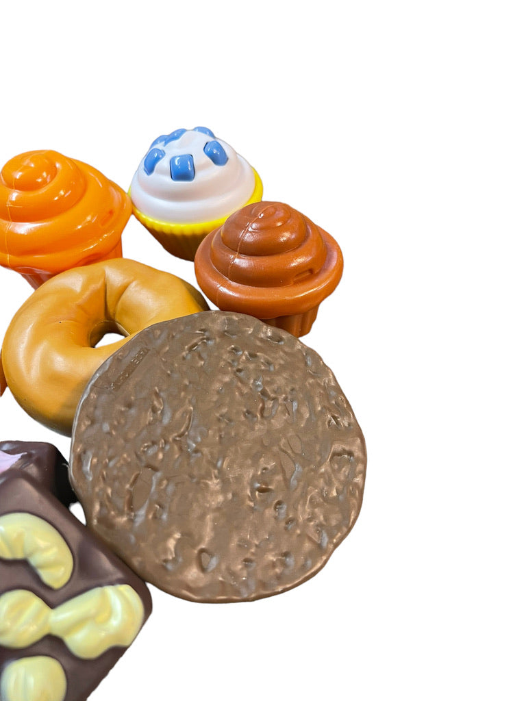 Delicious! Mixed Lot of 10 Delightful Play Desserts Including Cupcakes, Brownies, Cookies & More!