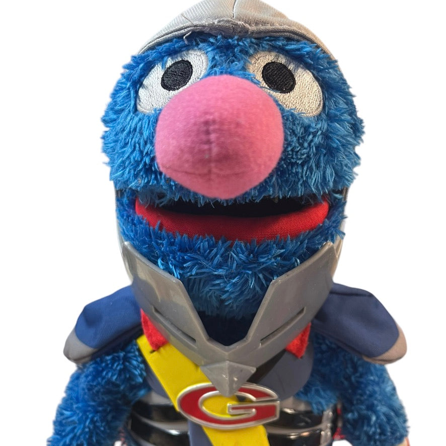 Sesame Street Flying Super Grover 2.0 Hasbro Talking Plush GUC-Working-Hilarious!