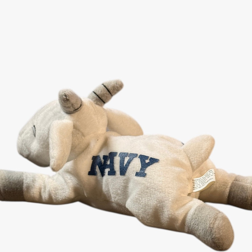 United States Naval Academy 8" Naval Mascott Stuffed Animal Plush White, Navy & Grey in GUC