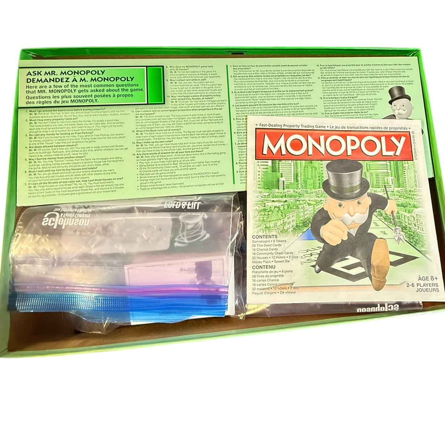Monopoly, the Classic Fast Dealing Property Game by Hasbro Gaming, Complete in GUC