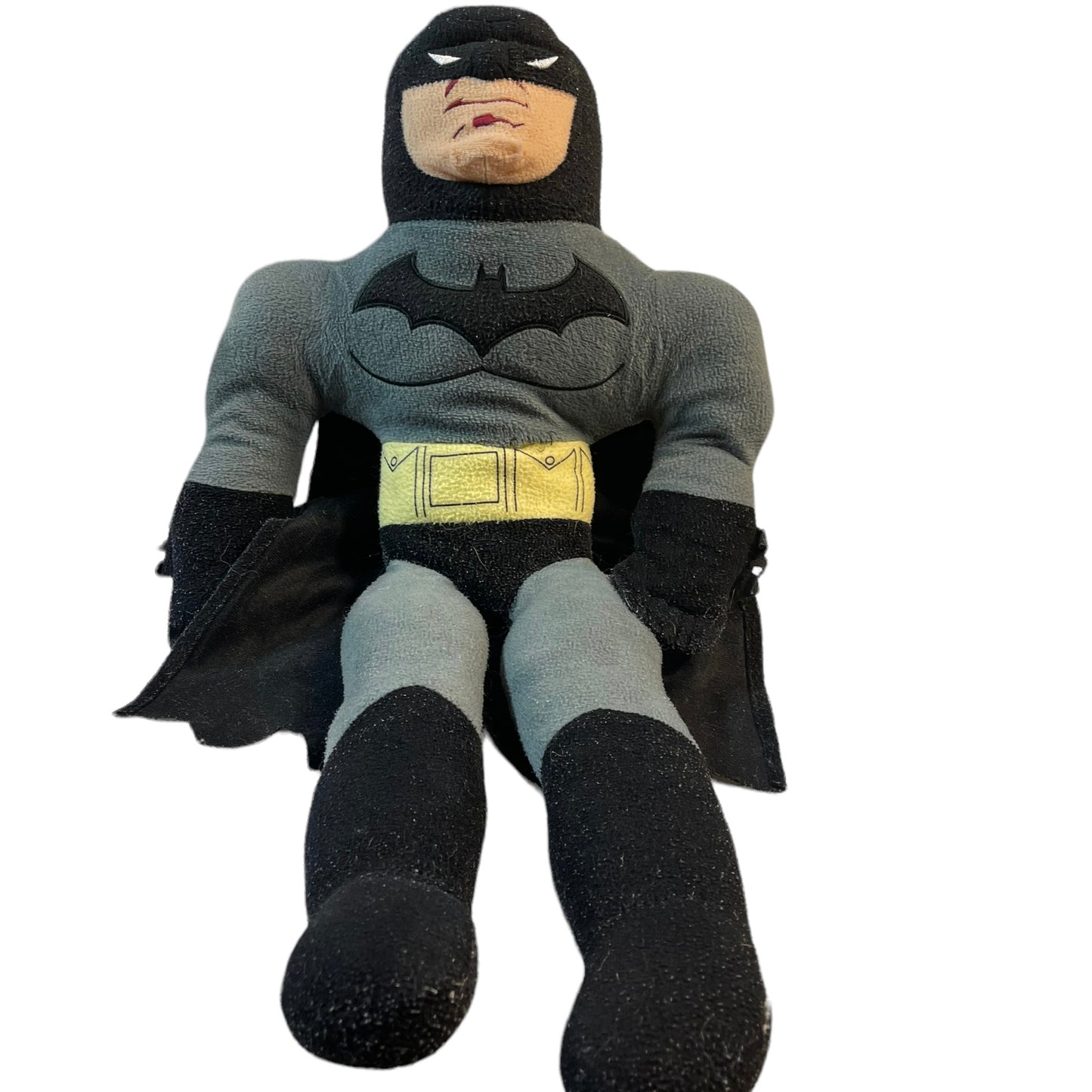 DC Comics 24" Fabric Batman the Dark Knight Rises Plush Stuffed Toy, Tags Faded/Removed