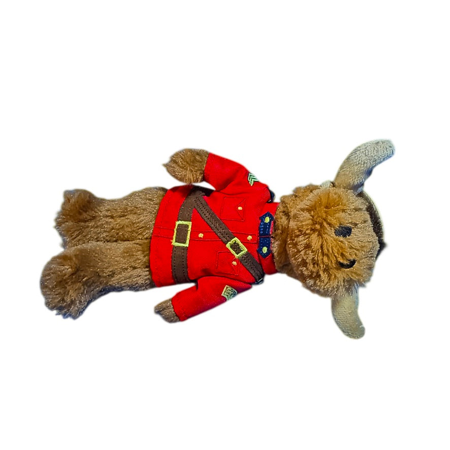 RCMP Foundation 9" Plush Stuffed Sargeant Bullmoose by Stuffed Animal House Preowned with Tags