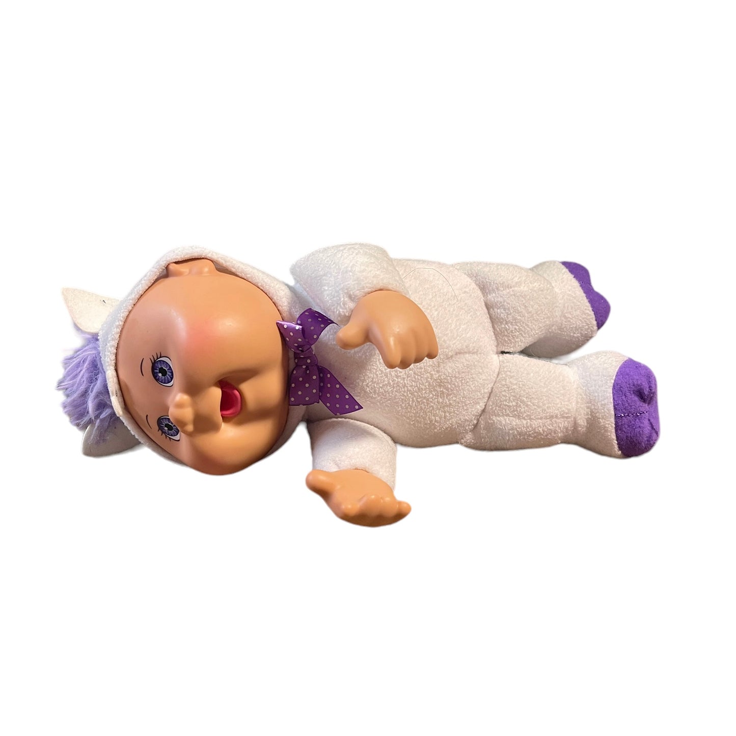 Cabbage Patch Kids Purple & White, 'Larry Llama,' Exotic Friends Collectible Cutie in EUC