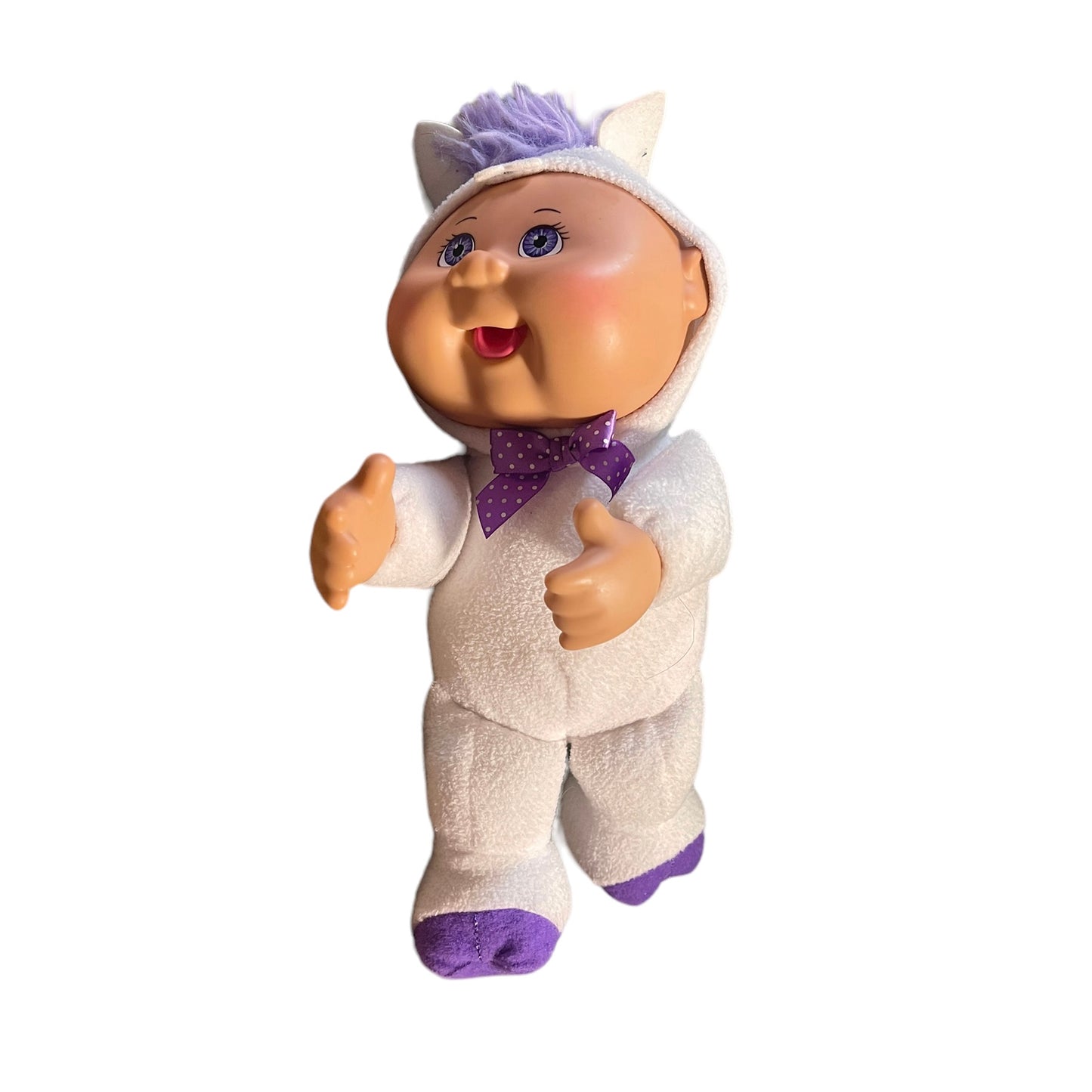 Cabbage Patch Kids Purple & White, 'Larry Llama,' Exotic Friends Collectible Cutie in EUC