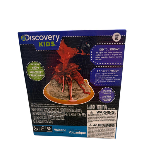 Discovery Kids Volcano Kit,  Preowned &  Unused Sculpt and Erupt Your Own Volcano! 8+