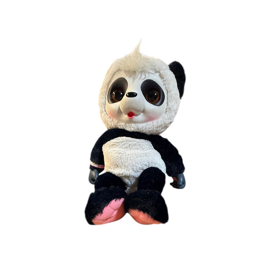 Jakks Pacific Animal Babies Nursery Crunchy Munchy Baby Panda Plush Interactive Toy in GUCV