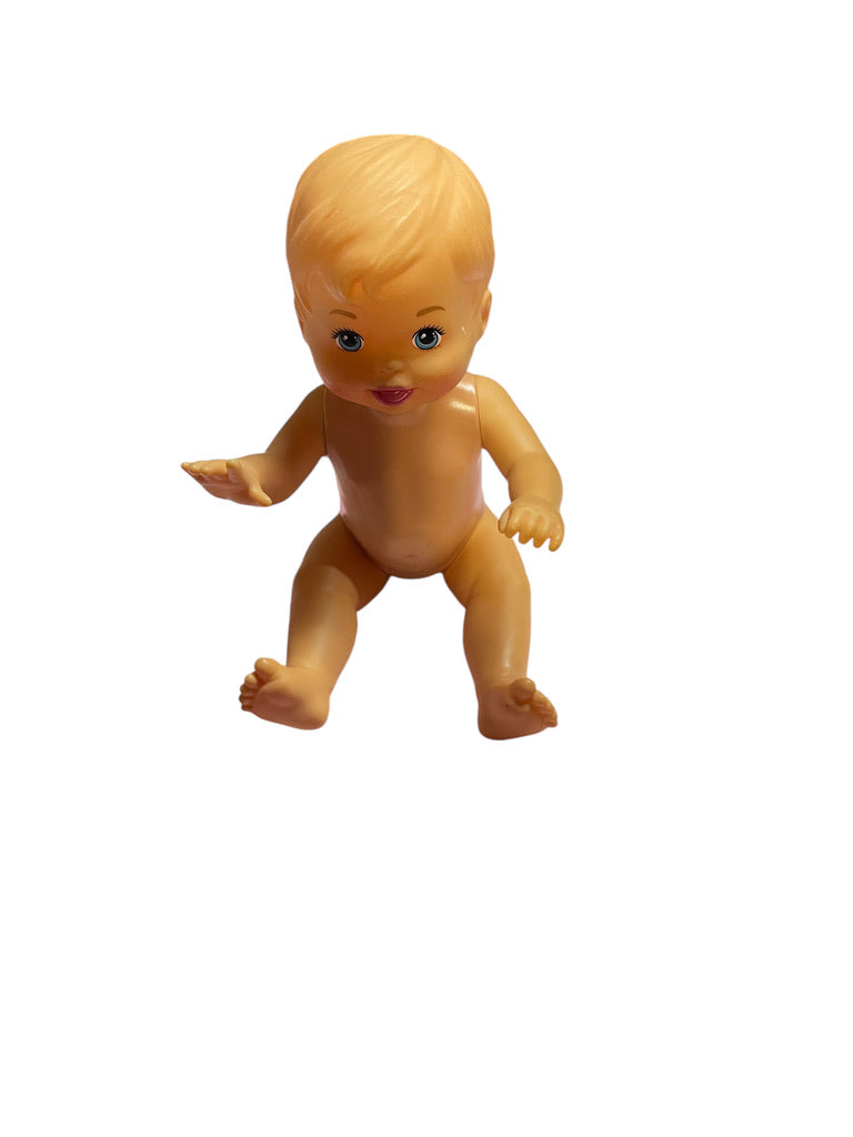 Fisher Price Mattel 2017 Little Mommy Baby Doll Moveable Arms and Legs, Moulded Hair & Blue Eyes, 13"