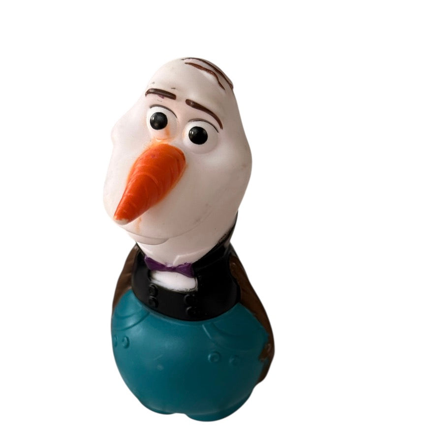 Disney Frozen Sven Reindeer Mini Figure/Paint Buckets & Olaf in a Tuxedo 2 Cake Toppers/Toys