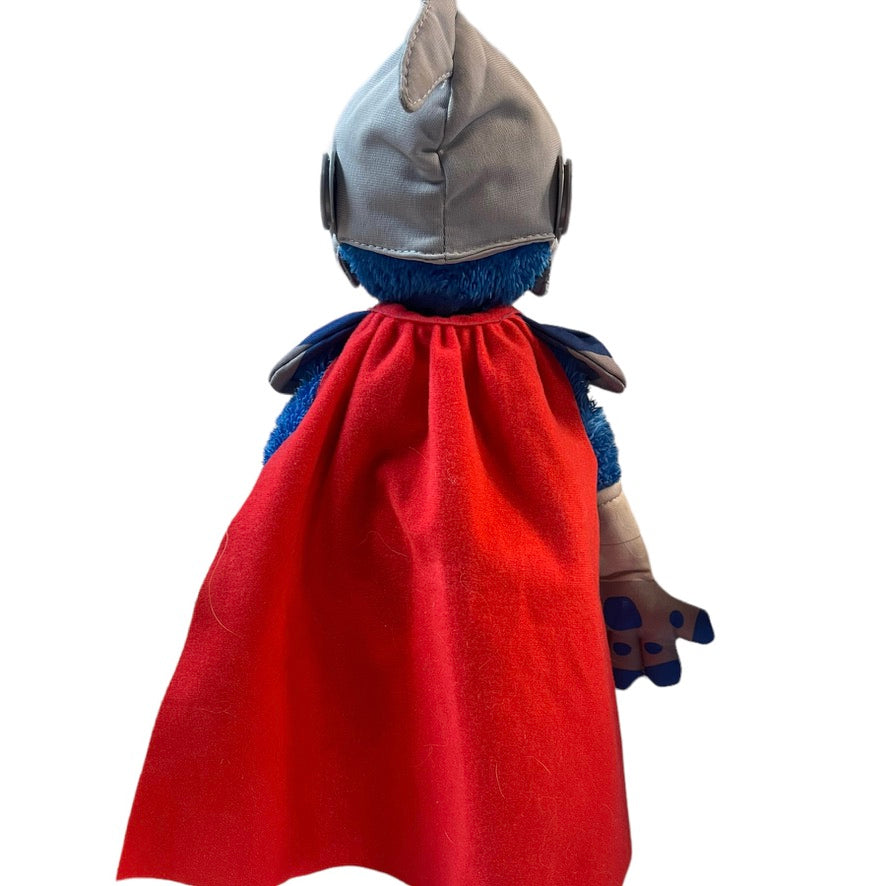 Sesame Street Flying Super Grover 2.0 Hasbro Talking Plush GUC-Working-Hilarious!