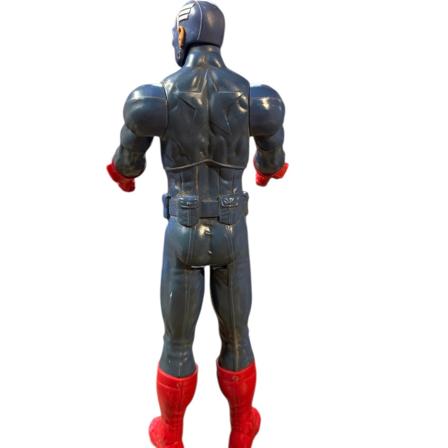 Captain America & Captain Marvel from Marvel Avengers Titan Hero Series 12" Action Figures GUC
