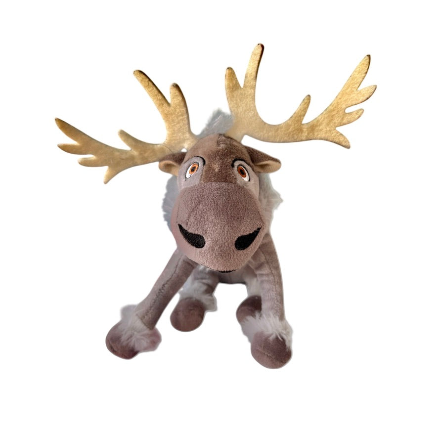 Disney Frozen, 'SVEN', 7" Plush Reindeer, Stitched Features, Furry Accents & Felt Antlers in EUC