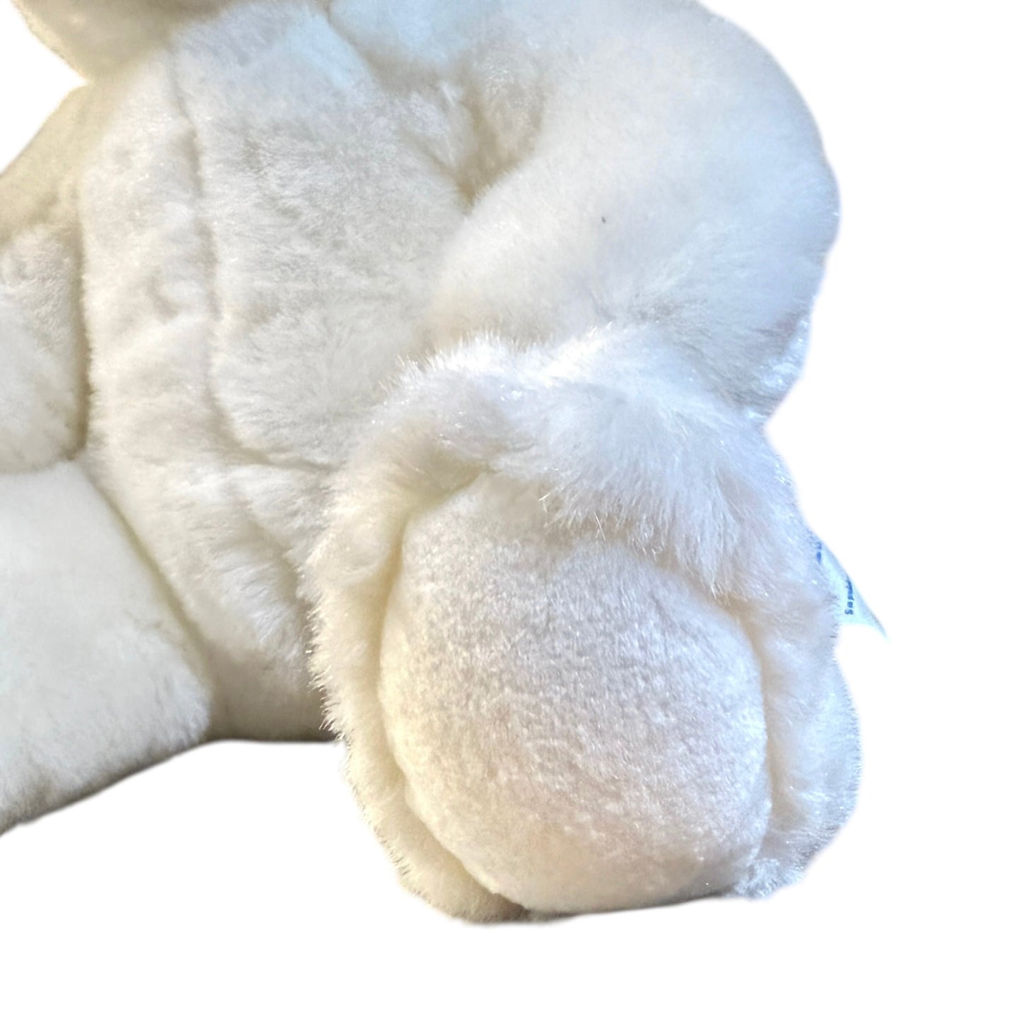 Build-A-Bear Seated Polar Bear, Bright White with Pretty Blue Eyes & a Satin Nose, 11” in GUC.  x