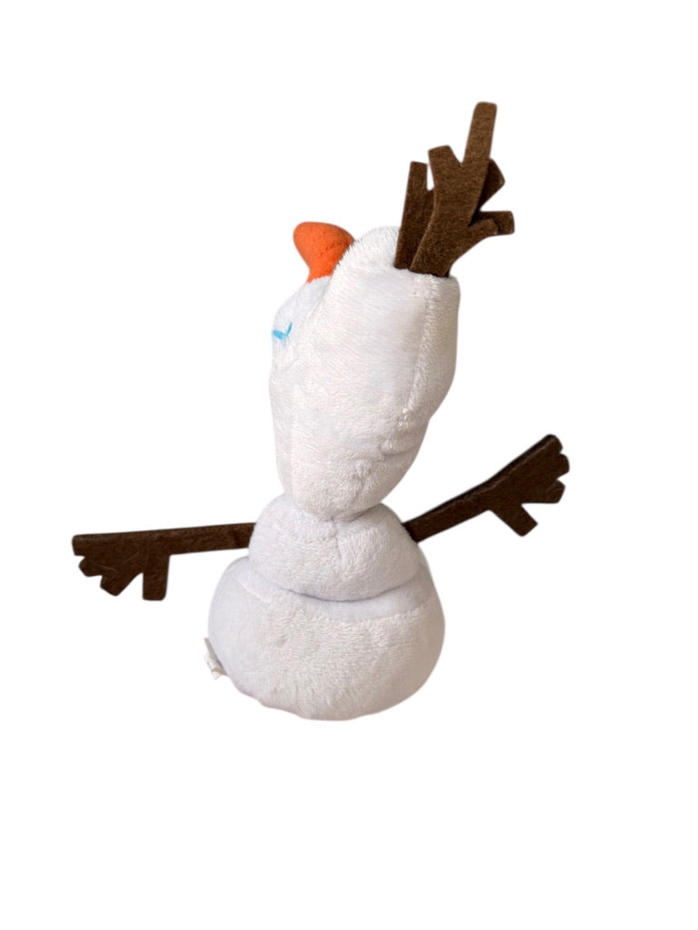 Disney 7" Olaf Plush Stuffed Toy Snowman from Frozen, Preowned and in Great Condition!