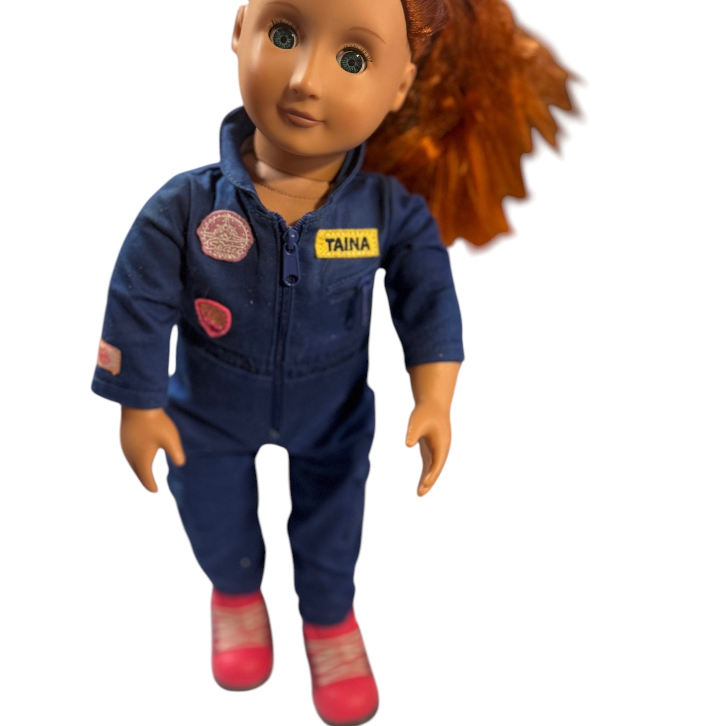 Our Generation 18" Taini', Professional Collection Astronaut with Red Hair &Original Outfit in EUC
