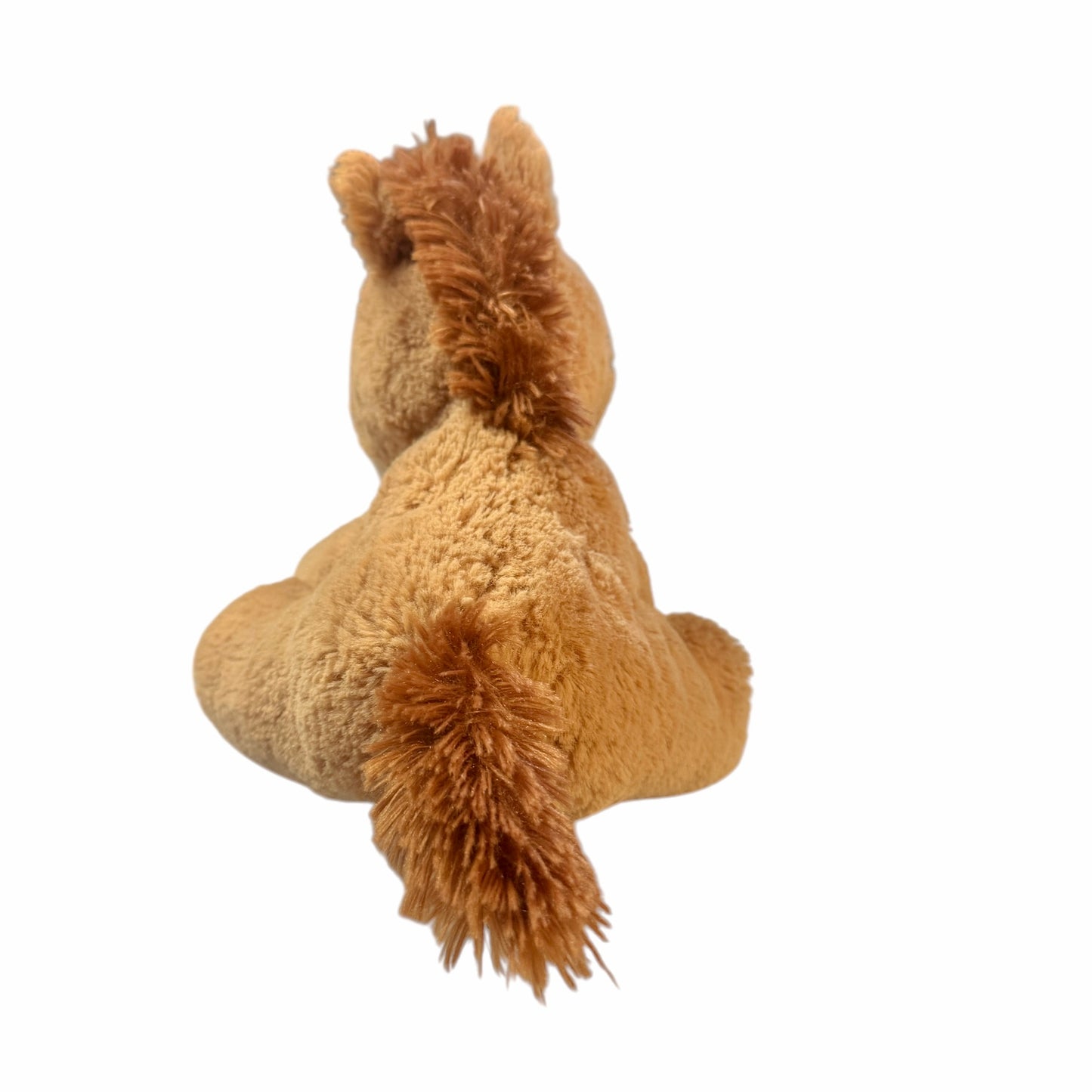 'Apple Jack , Precious Moments Aurora Plush 8" Tan Horse, Brown Mane, Embroidered Eyes Big Smile!