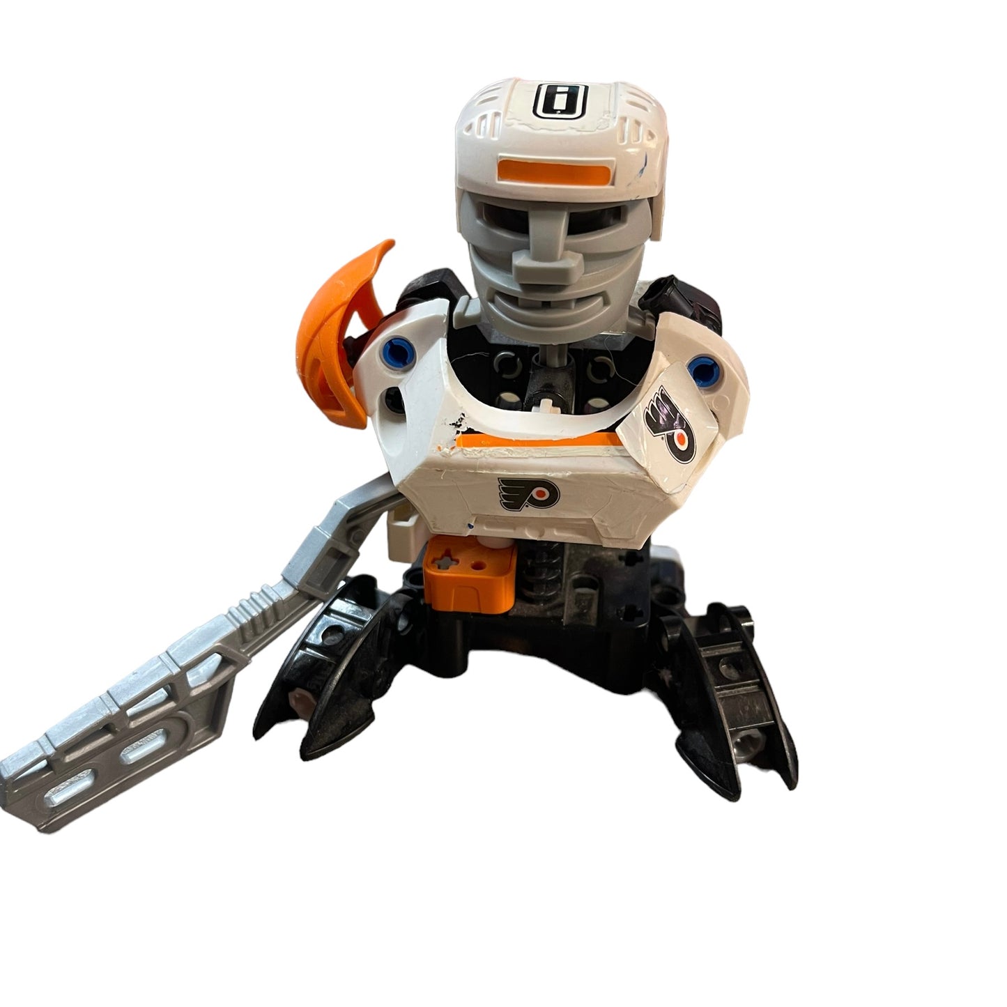 Love Hockey? Love Lego? Mixed Lot of Six, as is, 4 inch Lego NHL Hockey Figures