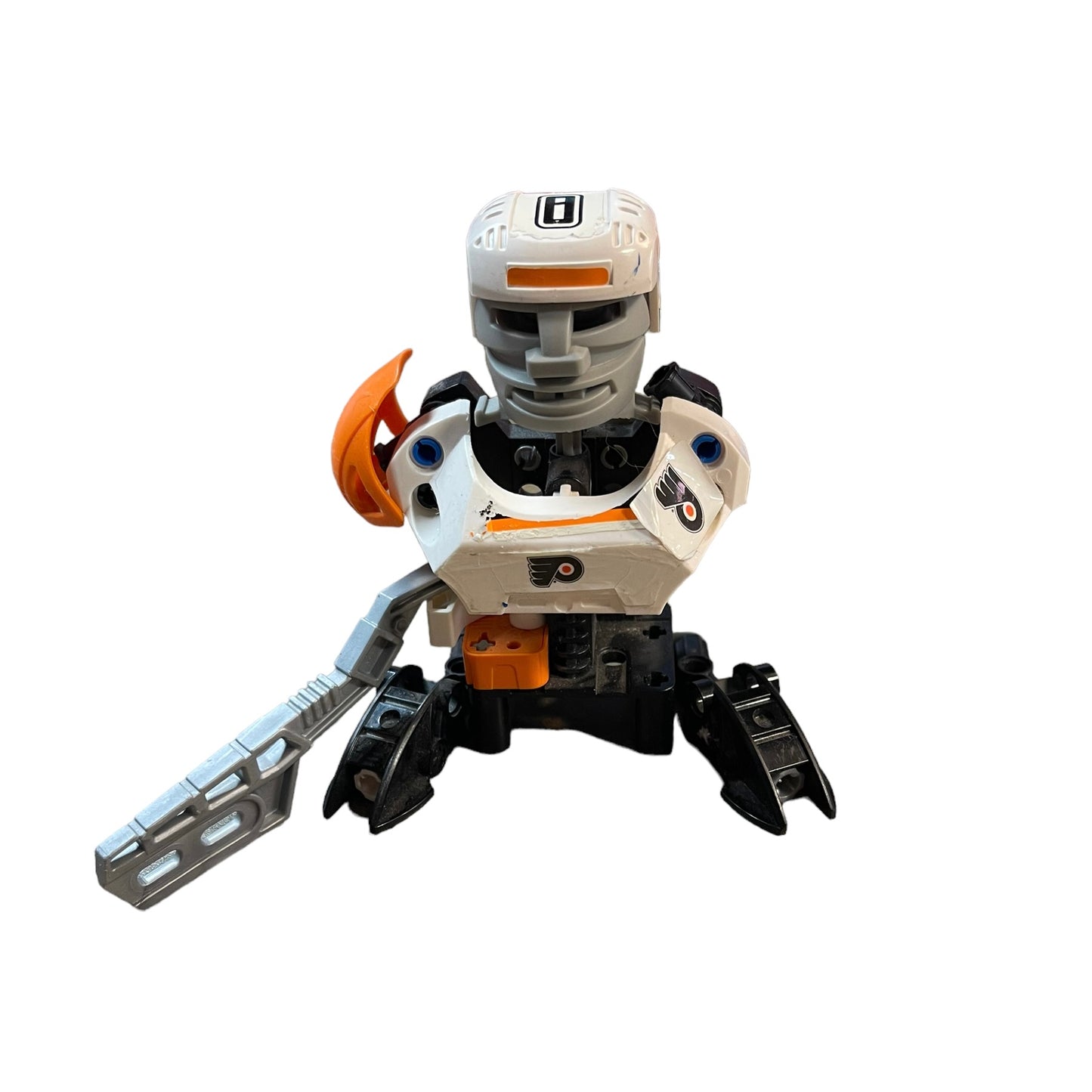 Love Hockey? Love Lego? Mixed Lot of Six, as is, 4 inch Lego NHL Hockey Figures