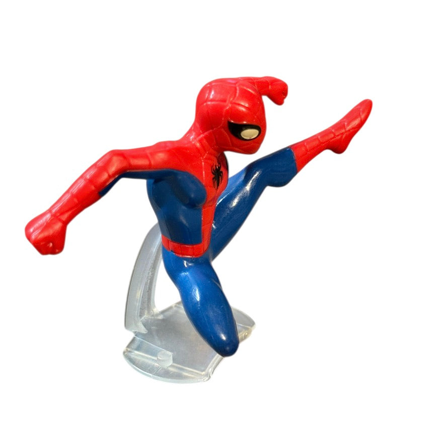 2008 Marvel Adelaide Amazing Spiderman 3" Figure with Stand, Collectible, Toy, Cake Topper