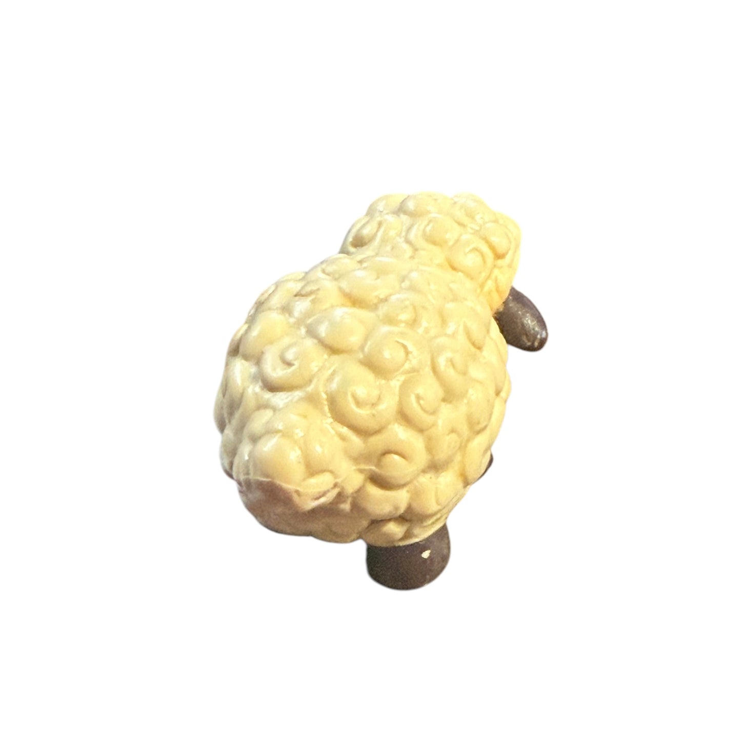 Shaun the Sheep, Wallace & Gromit Vinyl Toy Action Figure Cream and Brown 1.5" Tall in GUC