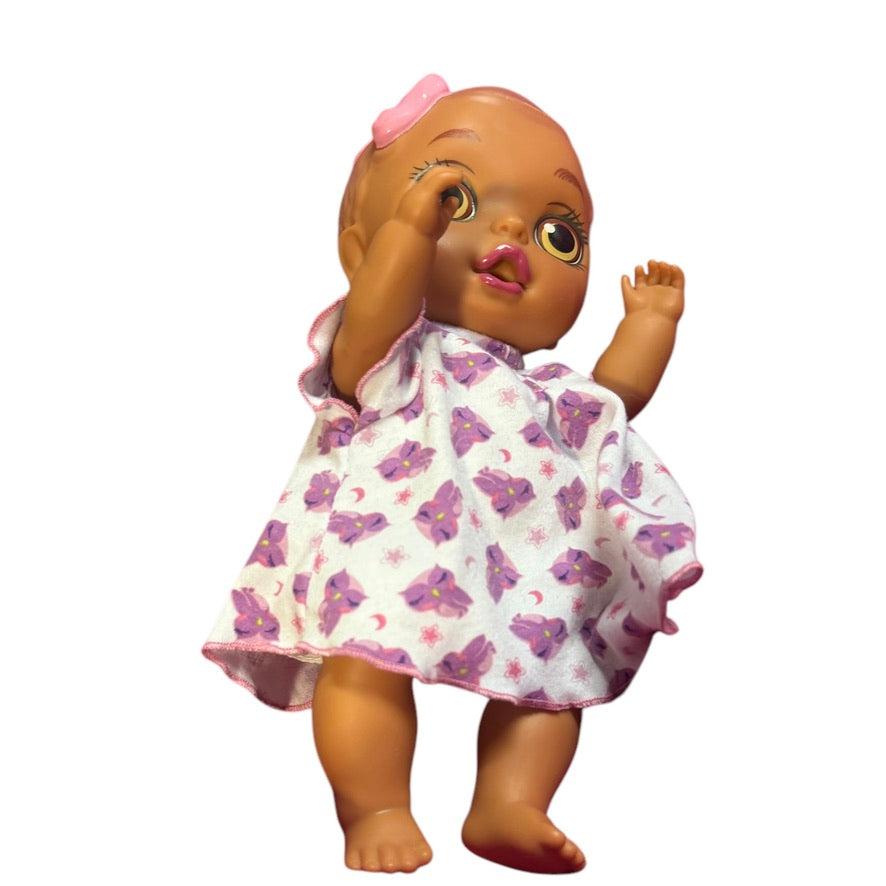 Precious Baby Alive Doll, Drink & Wet All Vinyl/Plastic Medium Skin Tone 12" Posable Original Clothes