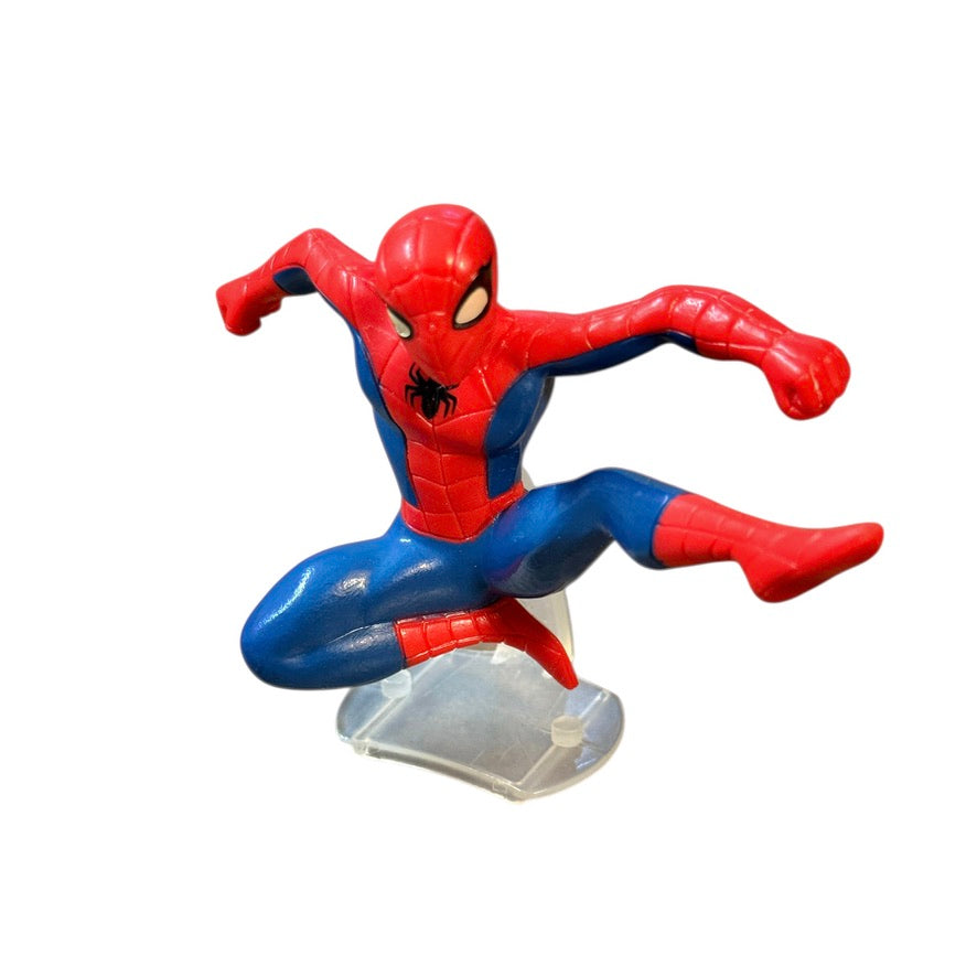 2008 Marvel Adelaide Amazing Spiderman 3" Figure with Stand, Collectible, Toy, Cake Topper