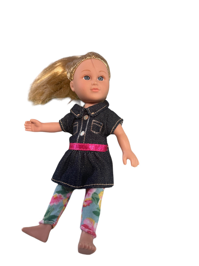 My Life Miniature Dolls, Lot of 2 Cititoy 2013 Blond, Blue Eyed Twins One Original Outfit Preowned