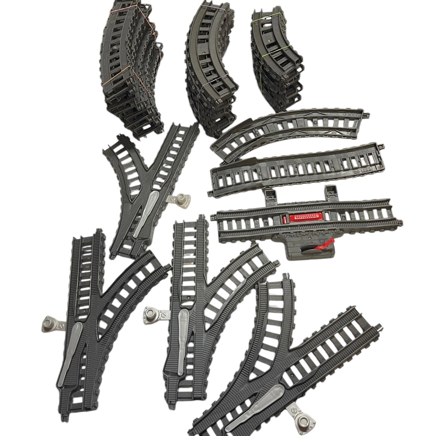 Thomas the Train 36 Piece Charcoal Grey Track Lot in Excellent Preowned Condition