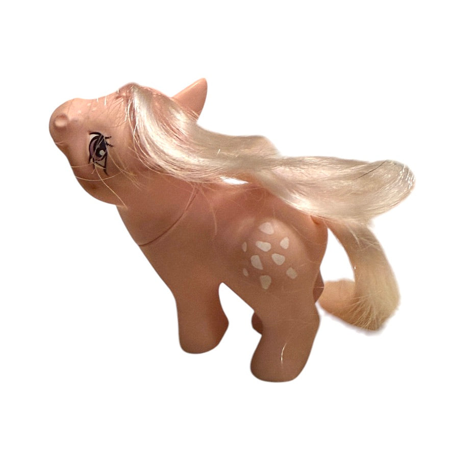 Incredible Gen 1 Vintage My Little Pony, Baby Cotton Candy, Pink Body & Freckles! So Sweet!