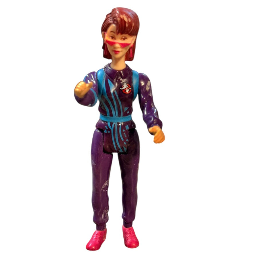 Vintage Kenner Ghostbuster 5" Power Pack Action Figure Janine Melnitz Preowned in GUC