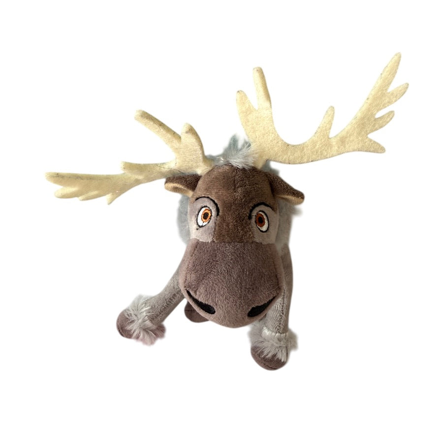 Disney Frozen, 'SVEN', 7" Plush Reindeer, Stitched Features, Furry Accents & Felt Antlers in EUC