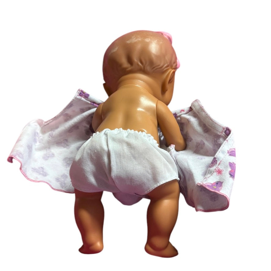 Precious Baby Alive Doll, Drink & Wet All Vinyl/Plastic Medium Skin Tone 12" Posable Original Clothes