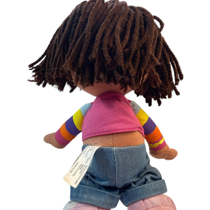 Fisher-Price Dora the Explorer Soft & Stylish Vintage Plush Doll in EUC