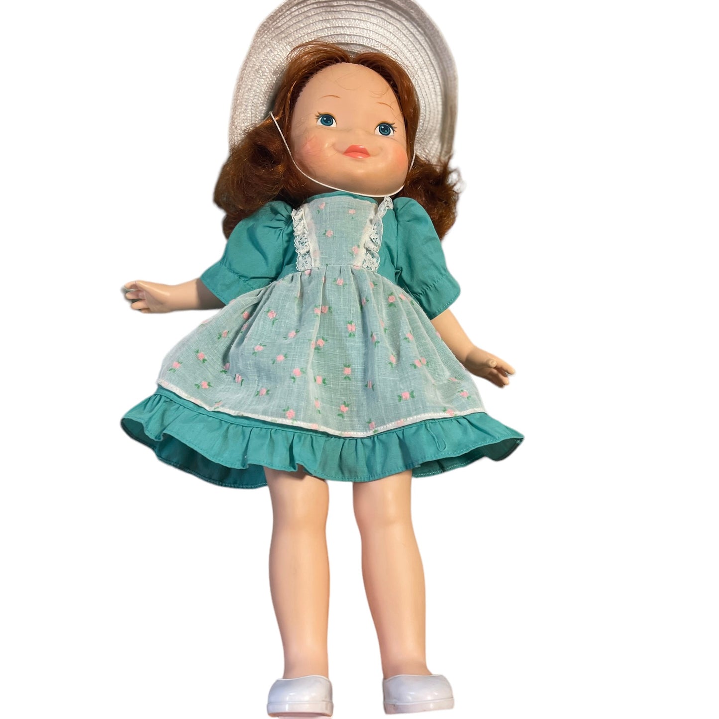 Red Haired My Friend Becky Doll, Vintage Fisher-Price, Original Outfit Including Hat & Shoes Preowned