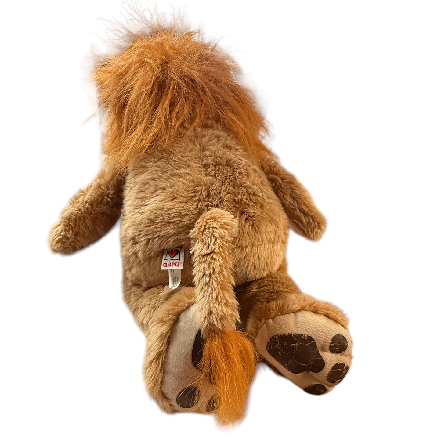 Vintage Ganz 17" Roary the Lion, Chunky Tan Body, White Snout with Black Noise & Freckles!