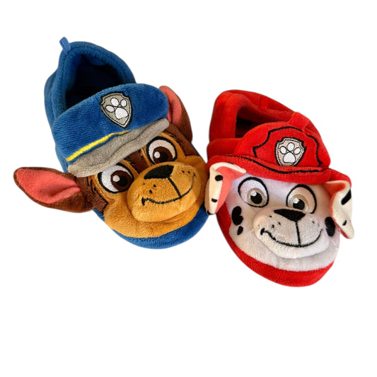 H&M Nickelodeon Paw Patrol Children's Slippers Size 12.5-13.5 Canadian/US Preowned