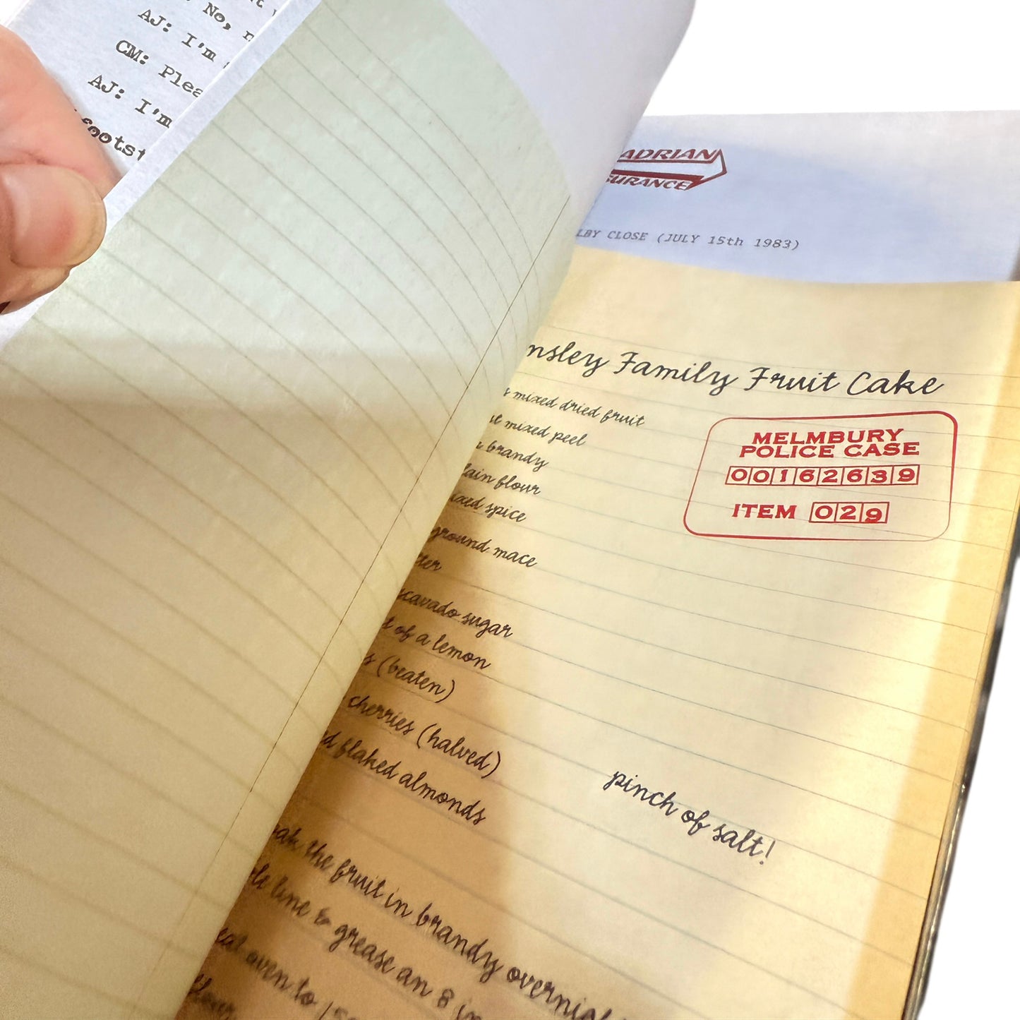 Cold Case, A Pinch of Murder by ThinkFun, Solve a Decades Old Murder from the Case Notes