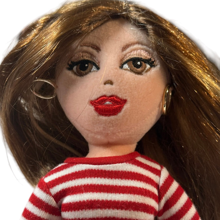 Ty Jammin Jemma, 14", Embroidered Face, Outfit, Jewellery, Hang Tag in Lovely Preowned Condition