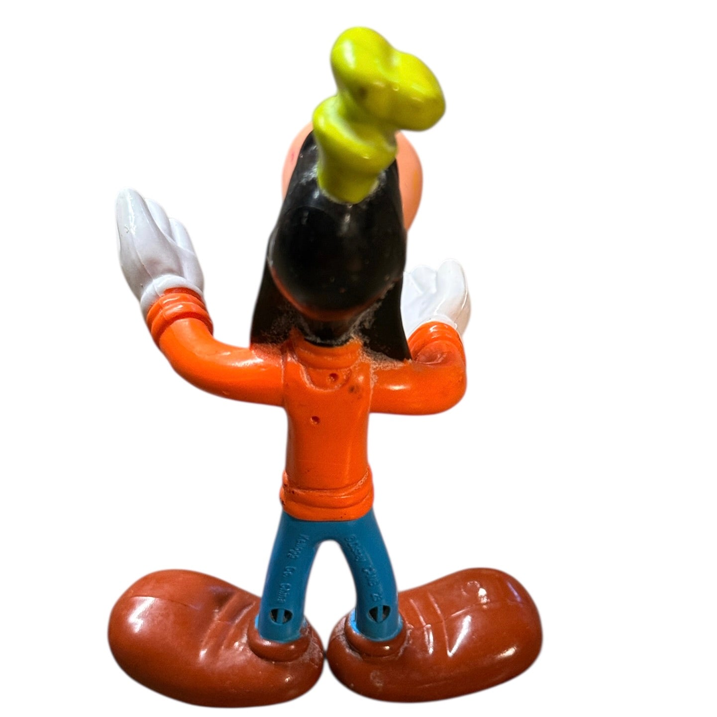 Vintage Walt Disney Resort Goofy, 4" Posable Action Figure Toy, Collectible or Cake Topper in GUC