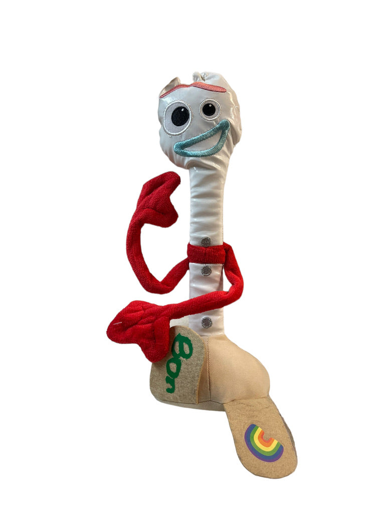 Disney Pixar Toy Story 12" Plush Leatherette  Forky with  Bendable Posable Arms EUC