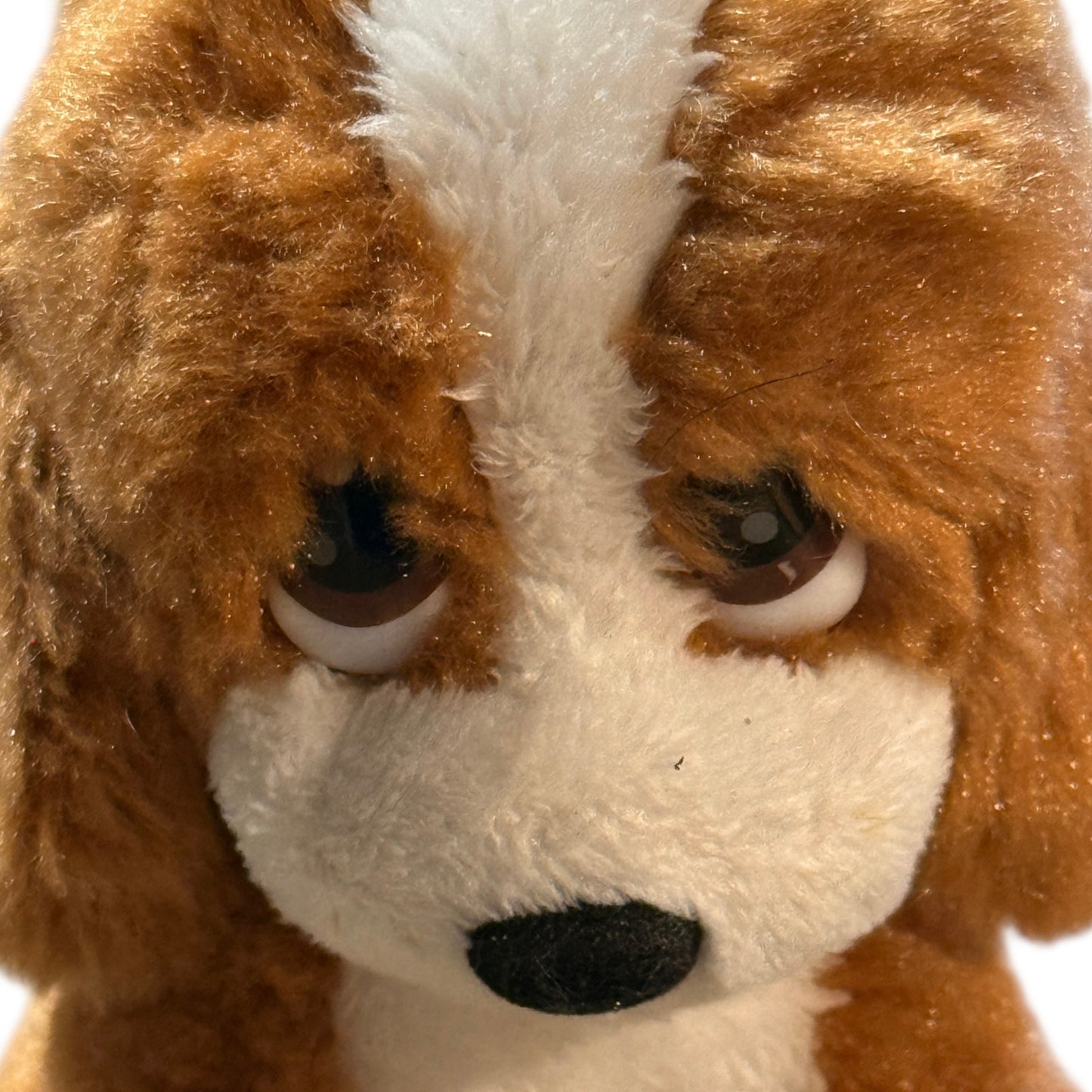 Vintage Aurora Sad Sam 5" Basset Hound Plush, Huge Sad Eyes and Long Silky Ears, in Guc