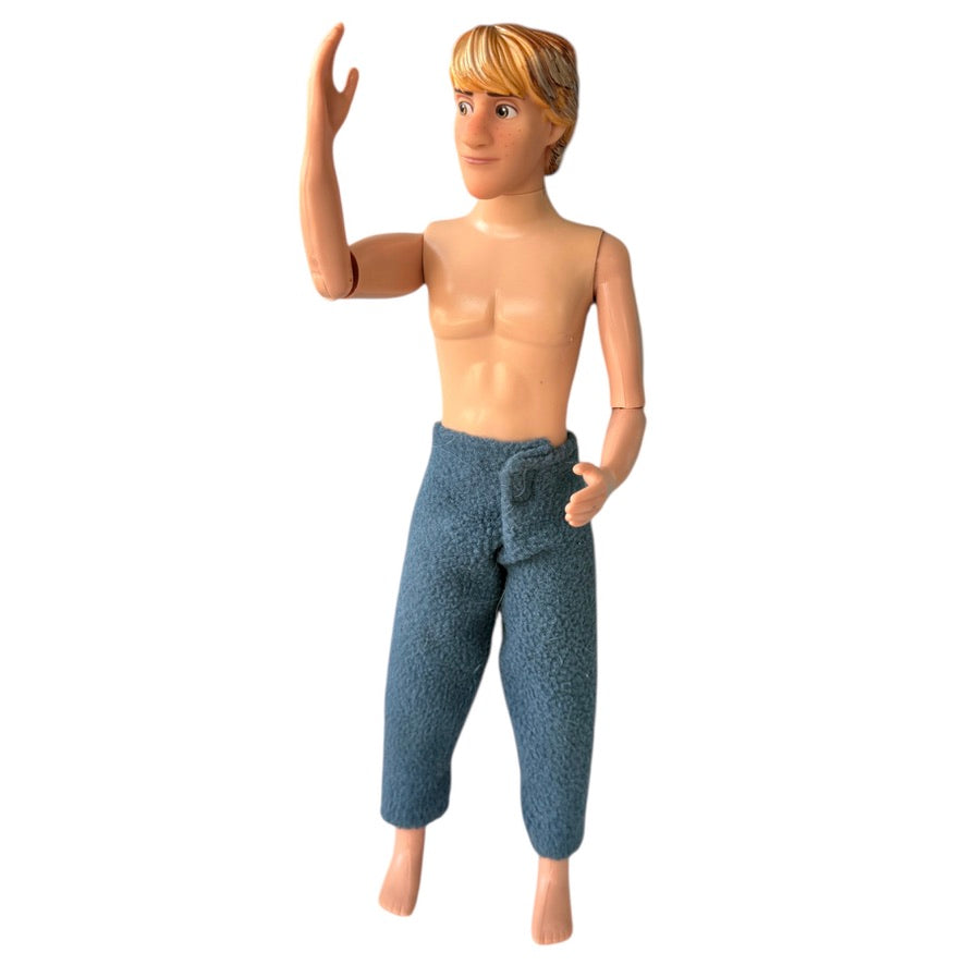 Kristoff, Disney Fashion Doll from Frozen in his Winter Outfit, Preowned in VGUC, Missing Boots