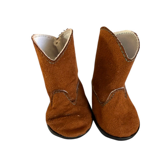 Fashion Doll Suede Boots for American Girl/Our Generation Fits Most 18" Dolls. GUC