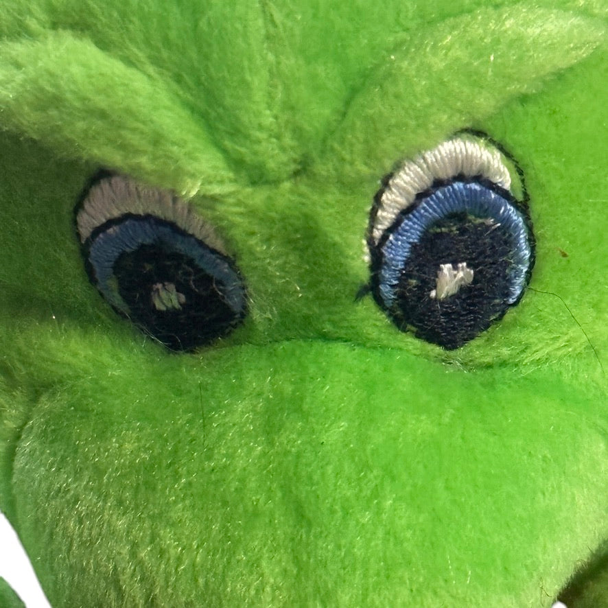 Lil' Iguana Child Safety Mascot Stuffed Green Reptile Plush, Embroidered Eyes, Hand & Tush Tags