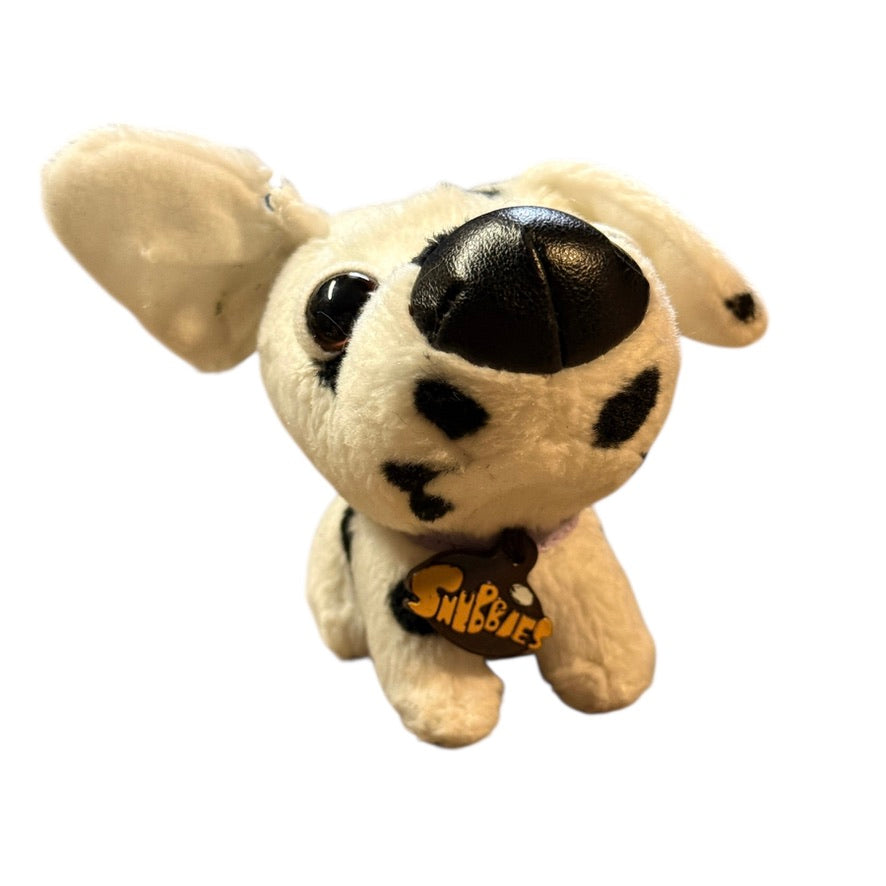 Original Snubbies, by Toy Quest Vintage 3.5 " Dalmatian Plush Dogs with Huge Black Noses