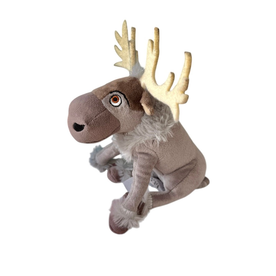 Disney Frozen, 'SVEN', 7" Plush Reindeer, Stitched Features, Furry Accents & Felt Antlers in EUC