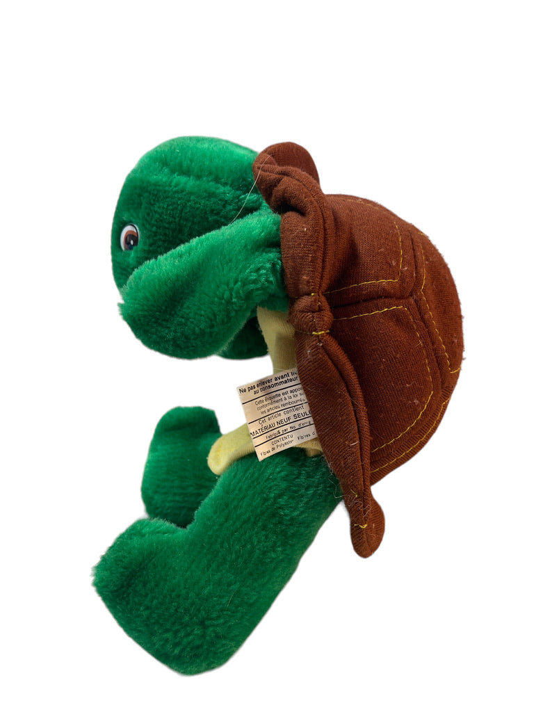 Franklin the Turtle Hand Puppet, 12" Vintage Plush Stuffed Animal by Kids Can Press